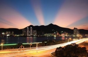 2011.09.10觀音山霞光