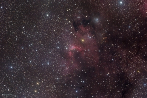 合歡山昆陽拍的洞窟星雲 (SH2-155)
