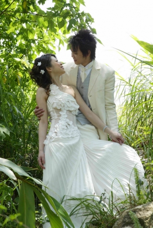 婚紗照側拍