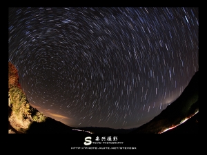 【合歡山 • 星軌】Photo By 藍色高興