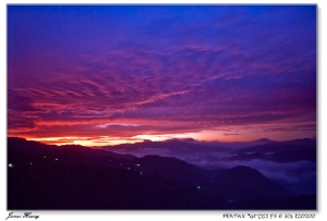 煙雲天光。20090623小格頭日出