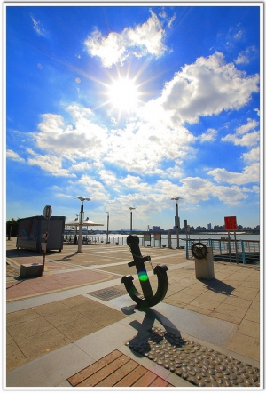 空盪盪的大稻埕