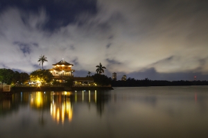 [7D]澄清湖。得月樓夜景