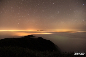 五分山星軌＋日出＋雲海