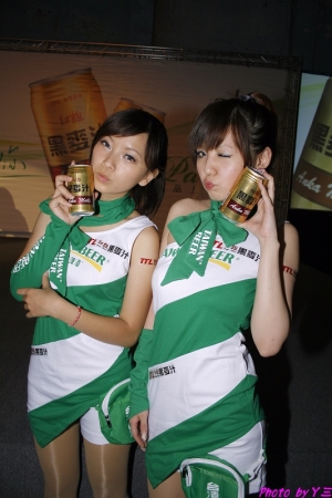 ▲台啤女孩▼小原&合照篇