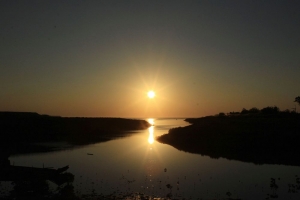 新竹的夕陽之怎麼跟台北差這麼多