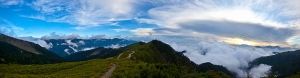 合歡夕色雲海