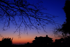 竹北市白地晚霞