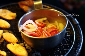 中秋提前吃烤肉