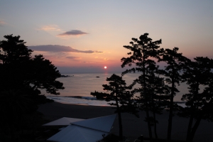伊豆半島的日出