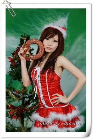 20081221小冰內衣棚拍(耶誕風)