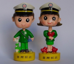 郵差小公仔,很可愛的模樣.