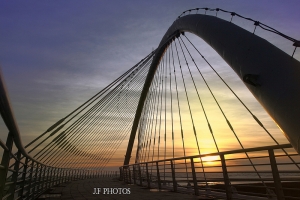 7/12~沒出景的香山豎琴橋夕照