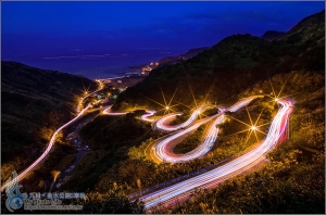 九份．金水公路S車軌 & 夜曝黃金瀑布