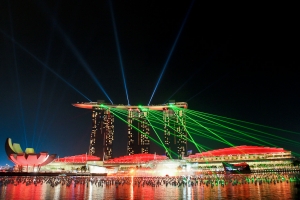 Marina Bay Sands Light Show 金沙酒店燈光秀
