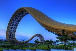 南科風景-舞彩迎賓
