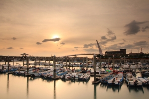 漁人碼頭-平淡的日落