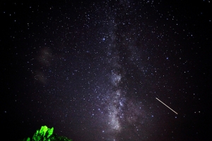 哈哈狗屎運拍到流星了