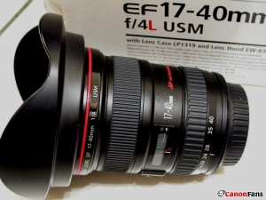 Canon EF 17-40 mm F4 L  (高雄或台中)