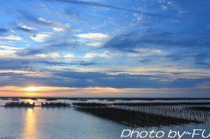 雲林傍晚夕燒...