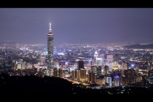 信義計畫區夜景─台北101