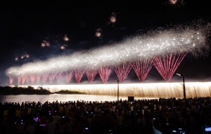 大稻埕煙火 忠孝橋端