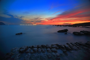 和平島吃豆腐兼賞景