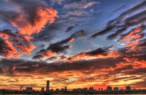 去年的夕陽餘暉 (HDR)