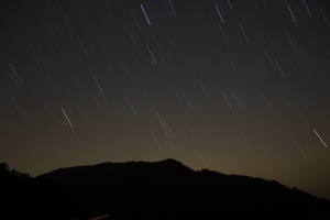 初拍合歡山星空