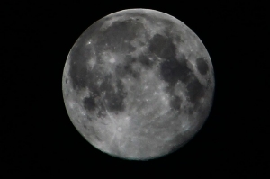 終於拍到了.....中秋的月娘