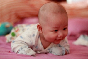 兒子凱凱練習趴趴~