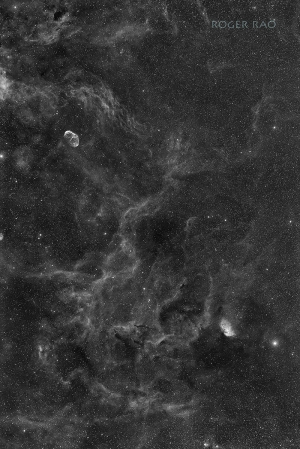 驚滔駭浪中的NGC6888弦月星雲