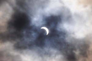日偏蝕(大家都不用上班喔 動作那麼快)