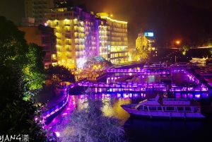 日月潭的夜與日