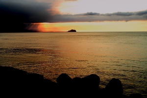 較少人拍的鼻頭夕照