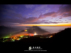 【縮時攝影 • 阿里山 • 風起雲湧 の琉璃光】Photo By 藍色