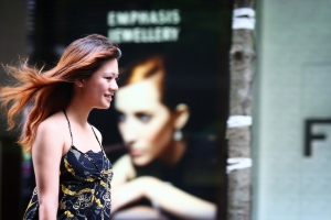 Albee信義區颱風天街拍