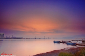 台北 社子島夕色