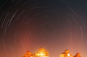 市區也能拍星軌