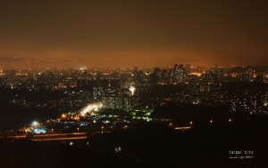 烘爐地夜景,閃亮台北城