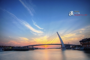 新北市淡水 今日漁人夕照