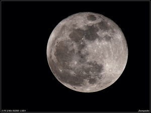 EF 400mm f5.6-等效焦段1120mm Supermoon
