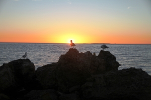 夕阳西下&nbsp;&nbsp; 一张流