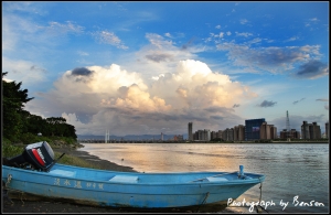 颱風前夕的福安碼頭