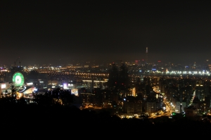 今天夜空不乾淨~大直橋~劍南山~美麗華夜拍