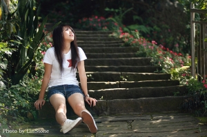 可愛的大眼女孩‧小魚