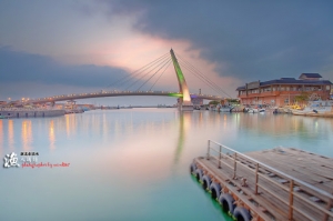 新北市淡水 漁人碼頭夕色時分