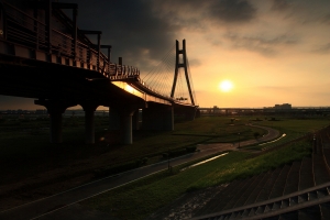 新北大橋夕陽