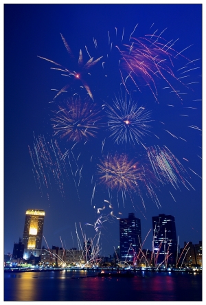 2011高雄燈會最後一次煙火試放