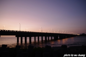 安平四草夕景